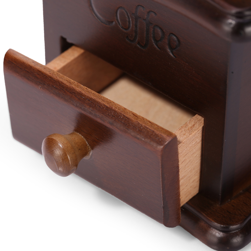 Wood Manual Coffee Grinder YM8521-大圖4