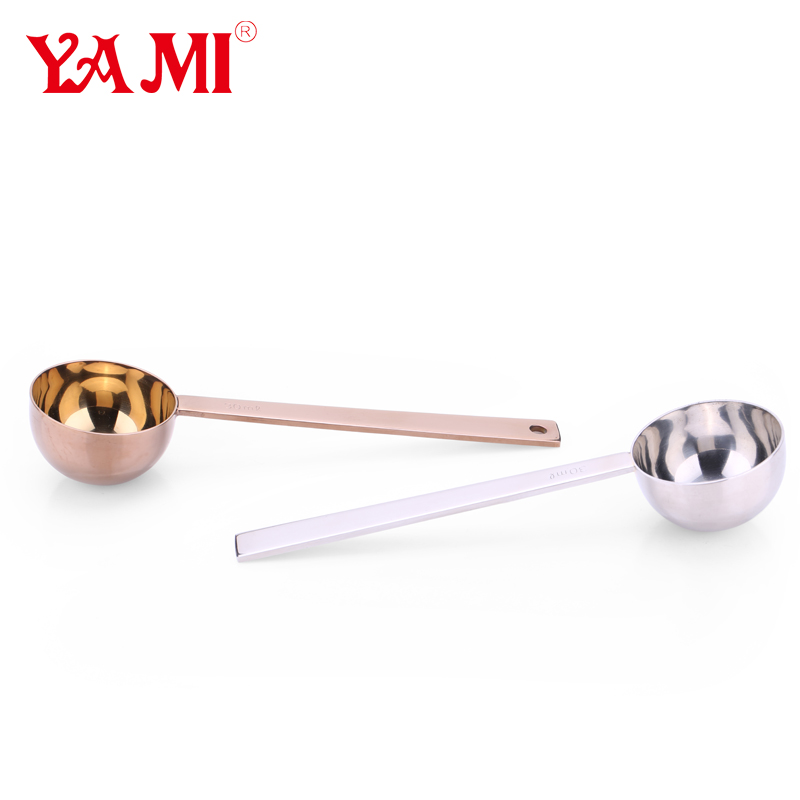 長柄咖啡量豆勺（金色）-大圖4