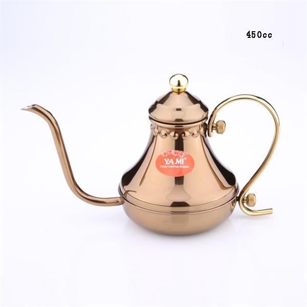玫瑰金宮廷細(xì)口壺/點(diǎn)狀 450cc